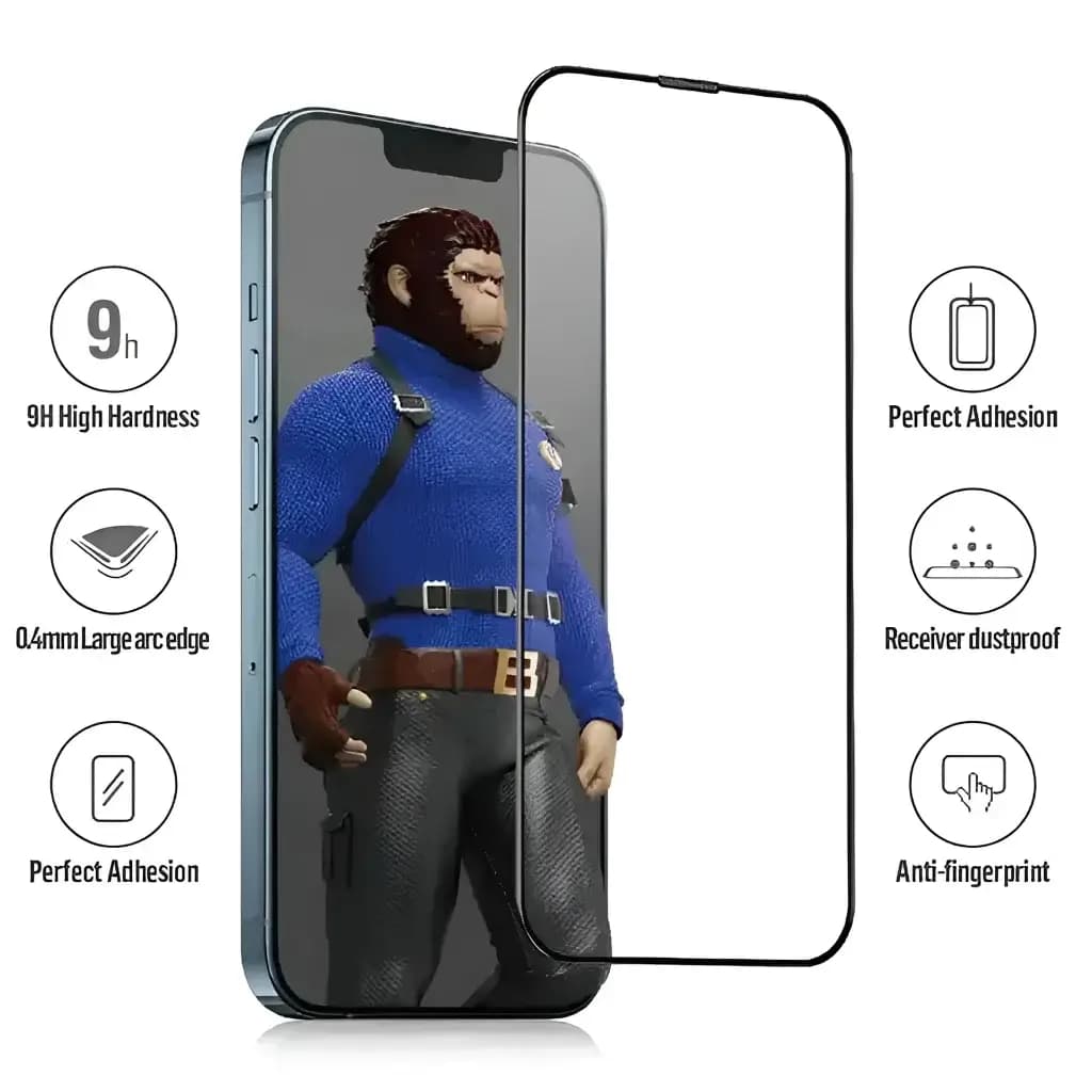 Corning Gorilla Glass Screen Protector for iPhone- Ultra-Tough Tempered Glass