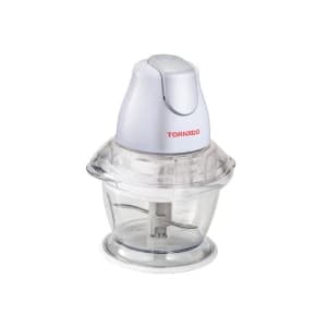 TORNADO Chopper 400 Watt 1 Liter Grind Meat Cheese Molokhia and Vegetables White CH-400M