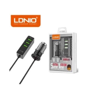 LDNIO C61 4USB Super Car Charger Black