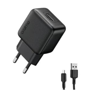 Oraimo Charger Micro Efficient and Safe Charging PowerCube 61 OCW-1061EM Black