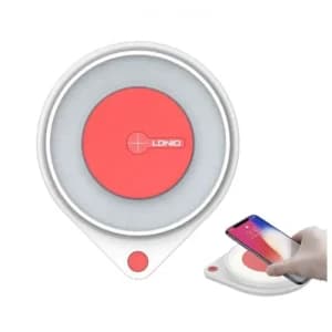 LDNIO AW001 Super 10W Wireless Charger Pad White/Red