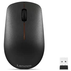 Lenovo Wireless Mouse 400 ,Battery 1200 DPI, 2.4GHz Nano USB Receiver, Bluetooth, Black - GY50R91293