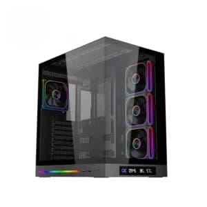 XIGMATEK Cloud DGT Digital LCD 4 Fan Argb PWM BTF Mid Tower Case