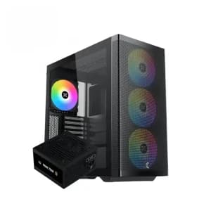 XIGMATEK Osiris 140mm ARGB BTF Super Tower Case + Prime 750W 80+ Gold Super Tower Case