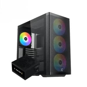 XIGMATEK Osiris 140mm ARGB BTF Super Tower Case + Prime 750W 80+ Gold Super Tower Case