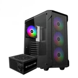 XIGMATEK Sky II Wave FRGB + Litepower II i550 450W Mid Tower Case
