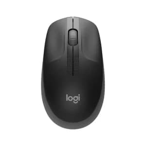 Logitech M190 Full Size Wireless Mouse Curved Design  Charcoal - 910-005905