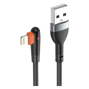 LDNIO LS561 2.4A Fast Charging L Shape Lightning IOS Cable