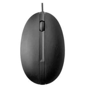 HP 9VA80AA Wired Desktop 320M Mouse Black