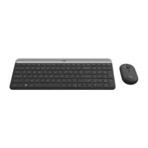 Logitech MK470 Slim Wireless Keyboard and Mouse Combo Graphite