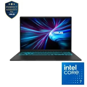 ASUS V16 V3607VM-PL027W Gaming Laptop, Intel Core7 240H, 32GB RAM, 1TB SSD, RTX 5060 8GB, 16-inch 2.5K 144Hz, Win11, Black, 90NB16K1-M005X0