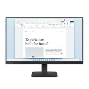 Lenovo L24-4e Monitor 23.8" FHD IPS, 100Hz, 4ms, 99% sRGB, Black, 3 Years Warranty - 68C2KAC1EU