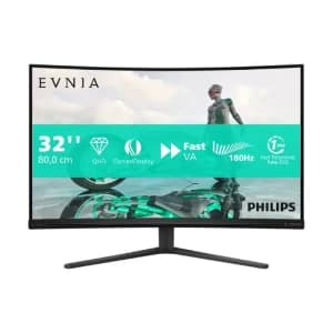Philips Evnia 32 inch (QHD) Fast VA Curved Gaming Monitor 1440p, 180Hz, 1ms - 32M2C3500L