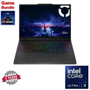 Lenovo Legion 5 15IAX10 Gaming Laptop, Intel Core Ultra 9 275HX, 32GB RAM, 1TB SSD, RTX 5070 8GB, 15.1" OLED, 165Hz, DOS, 3Years Warranty, 83F00072ED