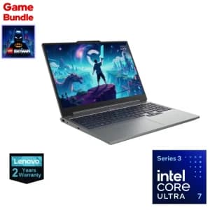 Lenovo LOQ 15IPH11 Gaming Laptop, Intel Core Ultra 7 356H, 16GB RAM 512GB SSD, RTX 5060 8GB, 15.3-inch WUXGA 165Hz, Grey, 2Years Warranty - 83SL001MED