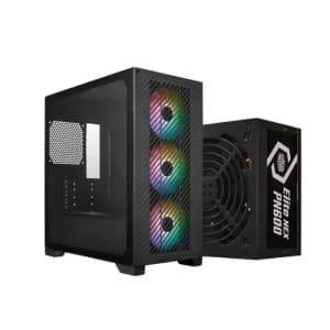 Cooler Master Elite 301 Micro-ATX Gaming Case + ELITE NEX PN600 600W PSU