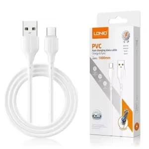 LDNIO LS842 Fast Charging 25w Micro Data Cable – White