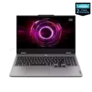 Lenovo LOQ 15AHP10 Gaming Laptop, AMD R7 250, 16GB RAM, 512GB SSD, RTX 5050 8GB, 15.6 Inch FHD 144Hz, DOS, Grey, 2 Years Warranty - 83JG002BED