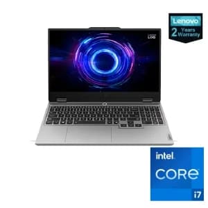Lenovo LOQ 15IRX10 Gaming Laptop, Intel Core i7 14700HX, 16GB RAM 512GB SSD, RTX 5060 8GB, 15.6" FHD 144Hz, DOS, Grey, 2 Years Warranty - 83JE00WVED