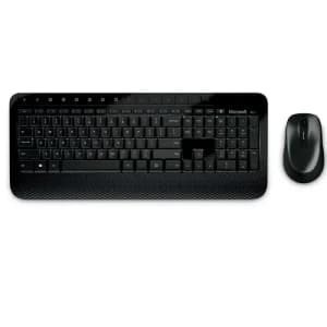 Microsoft Desktop 2000 Combo Wireless Keyboard With Mouse, Black - M7J-00028