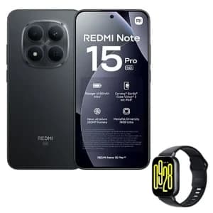 Mobile Xiaomi Redmi Note 15 Pro Dual SIM, 256GB, 12GB RAM, 5G – Black + Redmi Watch 5 Active