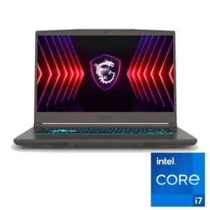 MSI Thin 15 B13UC Gaming Laptop, Intel Core i7 13620H, 16GB RAM, 512GB SSD, NVidia RTX 3050 4GB, 15.6-inch FHD 144Hz, DOS, Gray - 9S7-16R831-3469