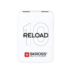Skross Reload Wired Power Bank, 10000 mAh PD, 2 Port, White - RELOAD10HGF