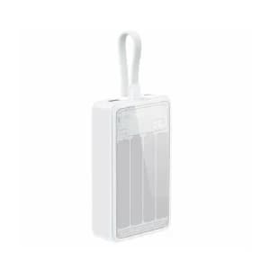 Realme 20,000mAh Power Bank Fast Charging with Cable – 45W – White - RMC2501
