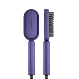 Rush Brush Hair Straightener Brush S3 Lite Purple