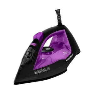 TORNADO Steam Iron 2400 Watt Ceramic Soleplate Rose - Violet - TST-2400NC