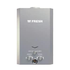 Fresh Digital Gas Water Heater, 10 Liter Silver Color - 500021925