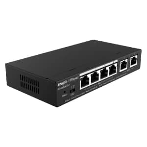 Ruijie RG-ES206GC-P 6-Port Gigabit Smart Cloud Managed PoE Switch - 3 Years Warranty