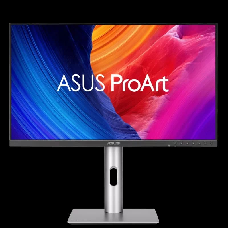 ASUS ProArt Display PA278QGV Gen2 27” QHD IPS Professional Monitor – 120Hz, 95% DCI-P3 Light Sync, ergonomic stand, VESA MediaSync, Green Sustainability – Grey