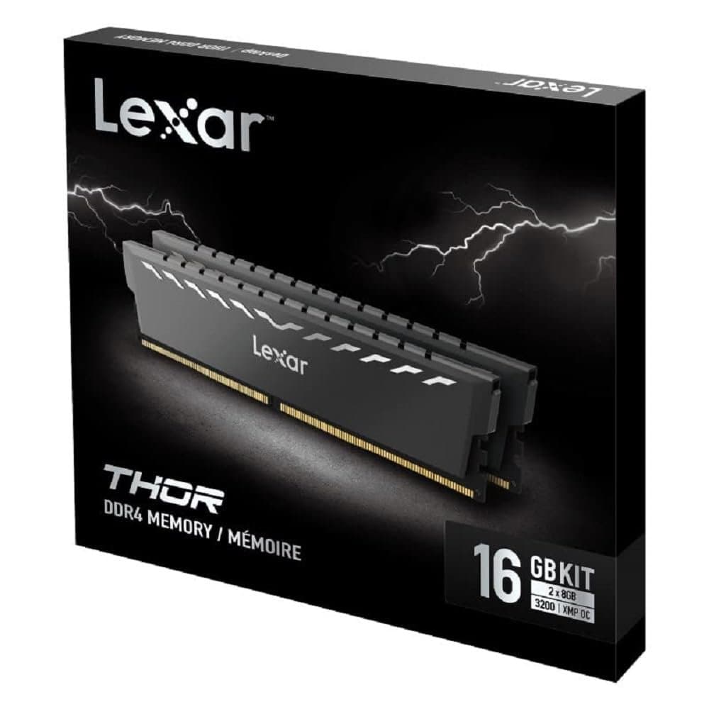 Lexar® THOR DDR4 UDIMM Desktop Memory 32GB (16GBX2) DDR4 3200