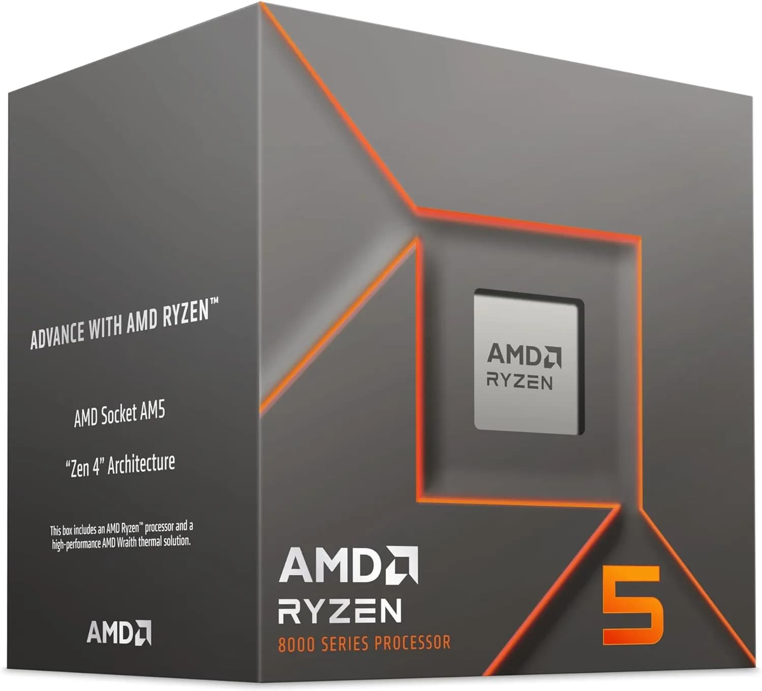 AMD Ryzen™ 5 8400F Processor Mpk + Cpu Cooler AMD