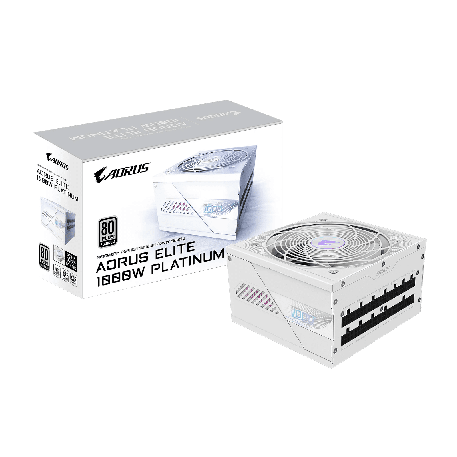 GIGABYTE AORUS ELITE P1000W 80+ Platinum Modular PCIe 5.0 ICE
