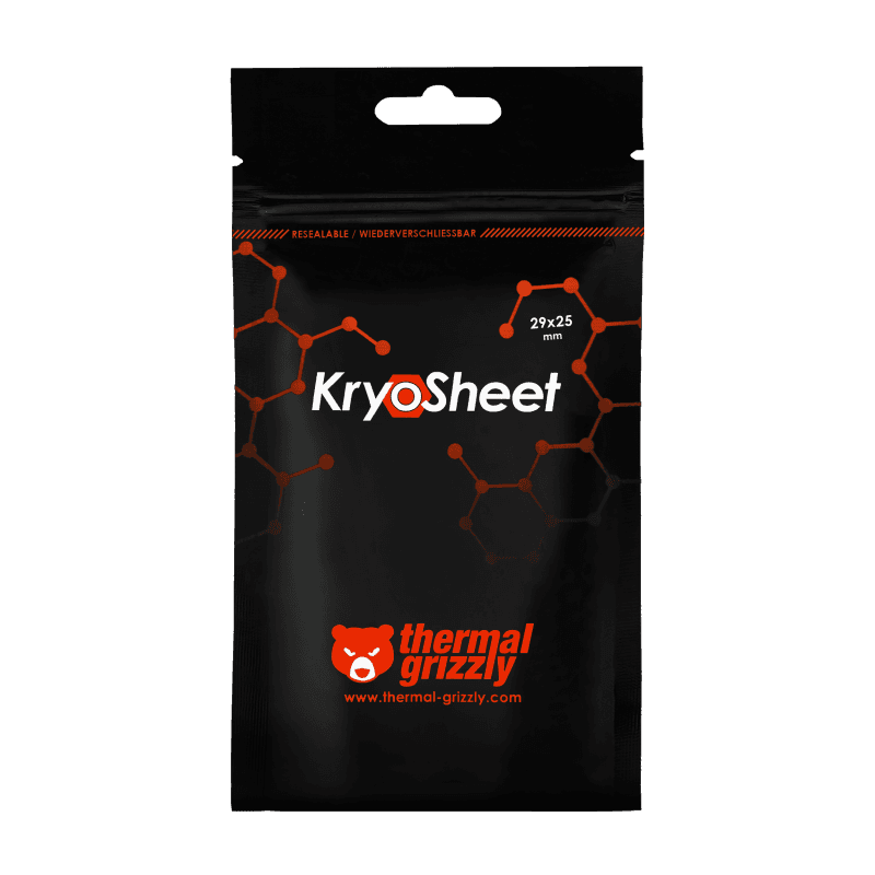 GRIZZLY Thermal Pads KRYOSHEET 29X25