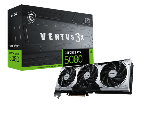 MSI GeForce RTX™ 5080 16G VENTUS 3X OC PLUS