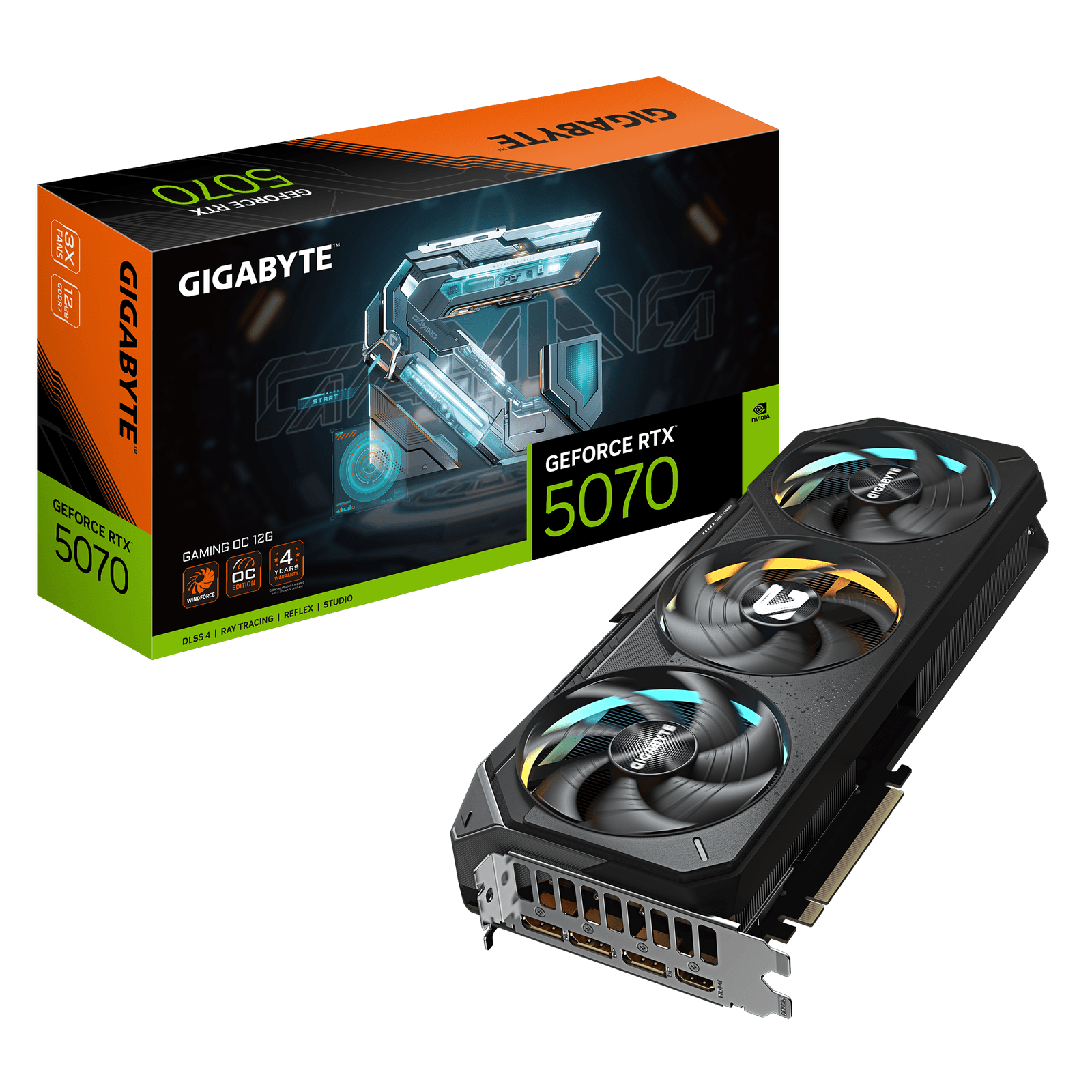 GIGABYTE GeForce RTX™ 5070 GAMING OC 12G