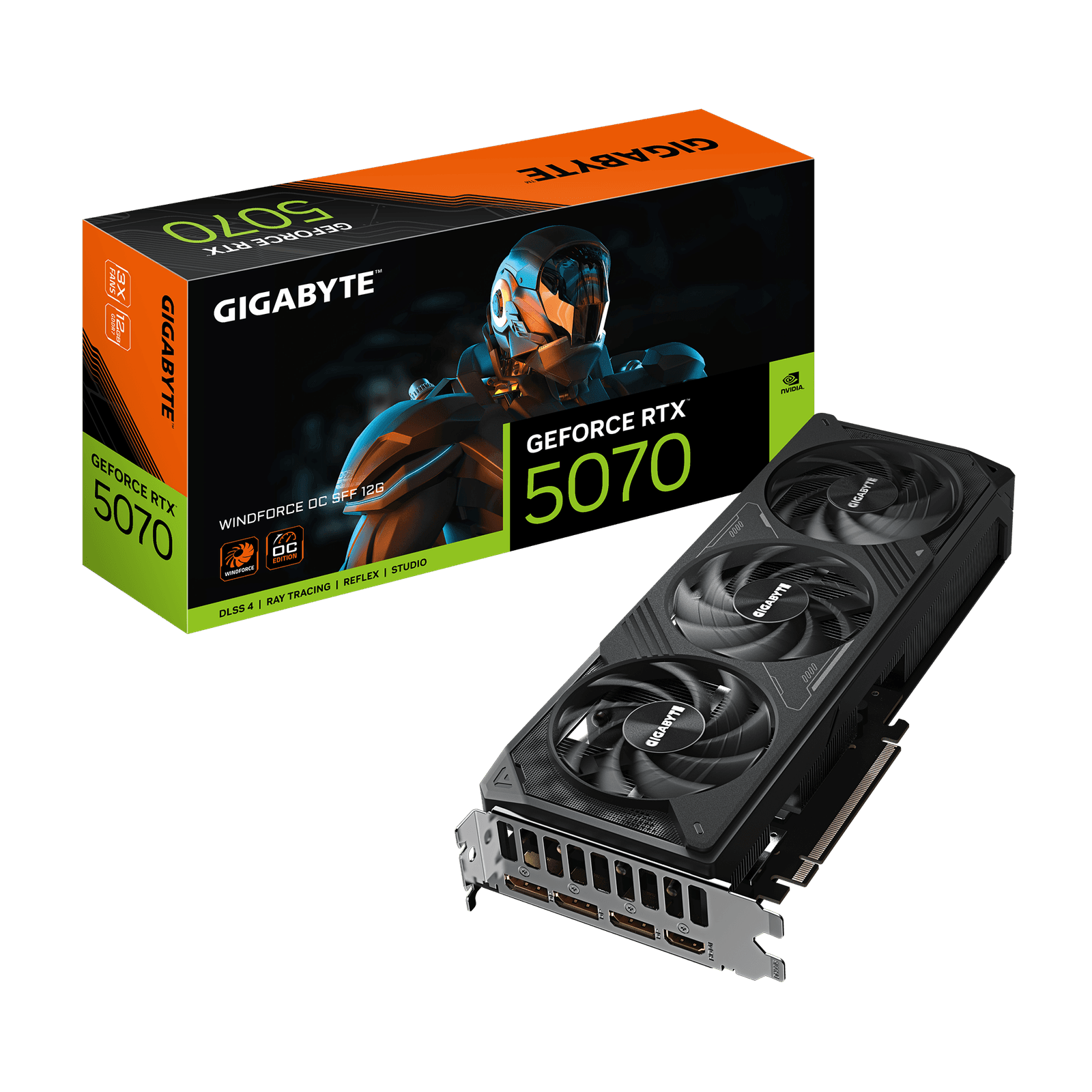 GIGABYTE GeForce RTX™ 5070 WINDFORCE OC SFF 12G
