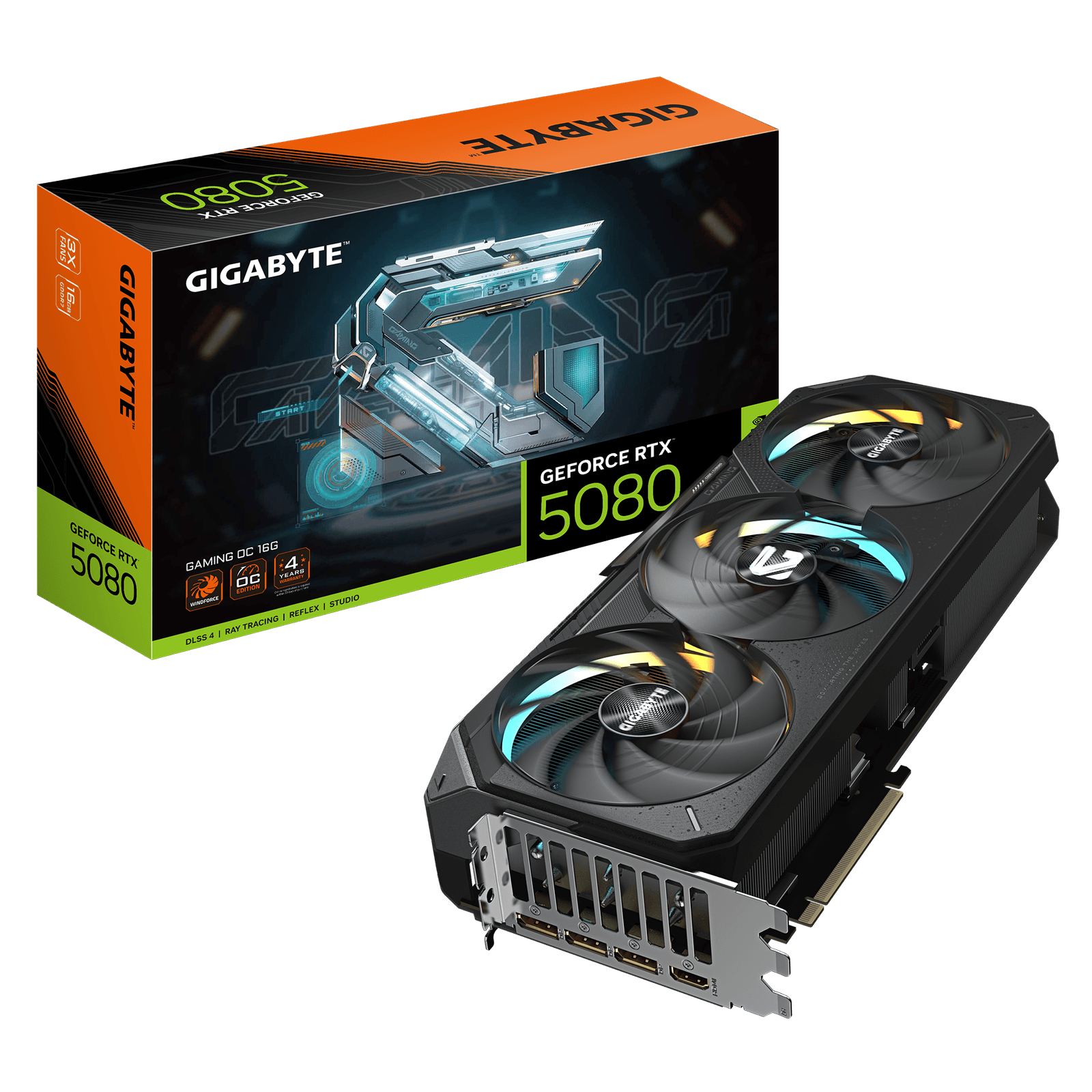 GIGABYTE GeForce RTX™ 5080 GAMING OC 16G
