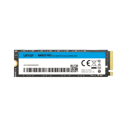 Lexar® NM610PRO M.2 2280 PCIe Gen3x4 NVMe SSD 2TB