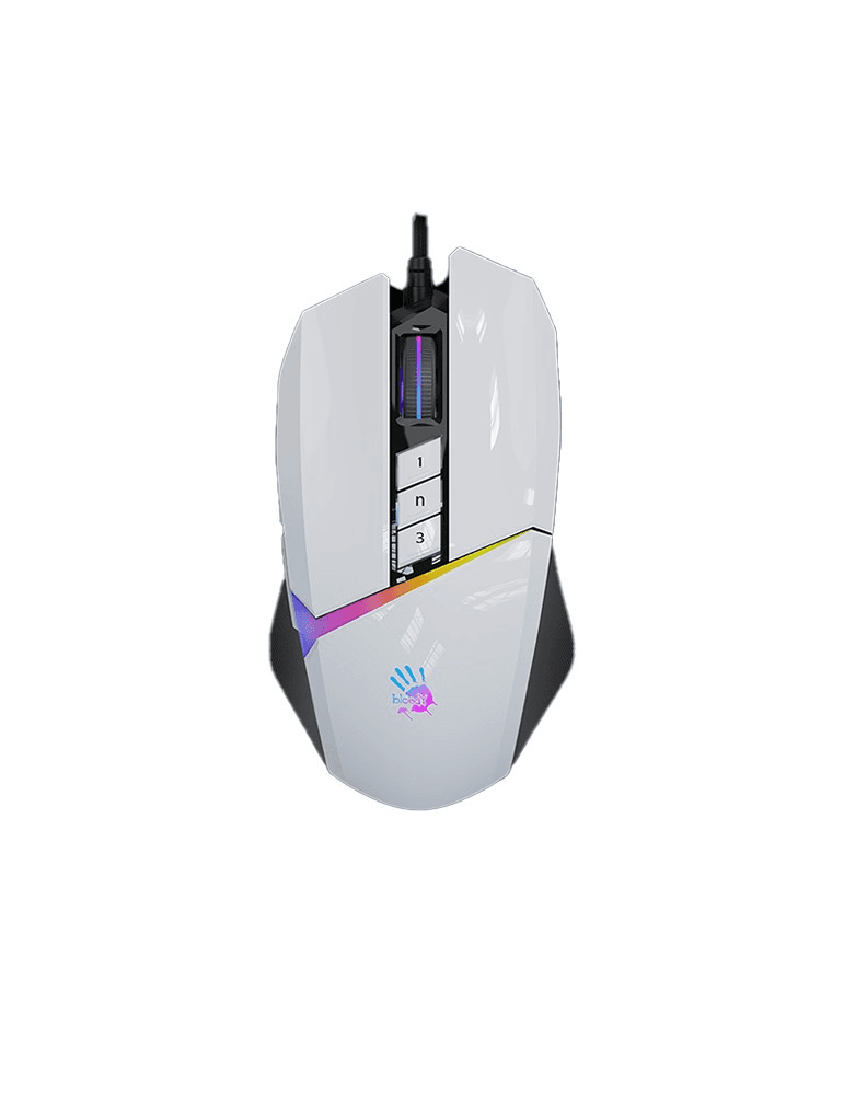 Bloody W60 MAX RGB Gaming Mouse Activated – Panda White