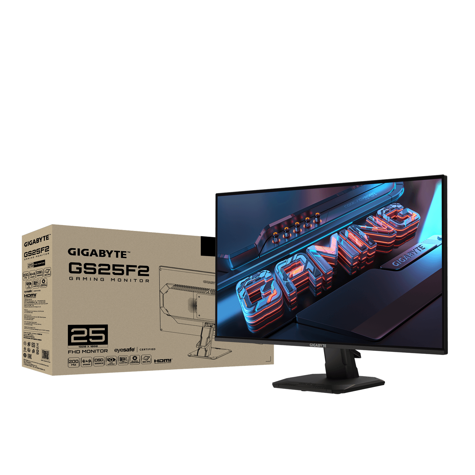 GIGABYTE GS25F2A Gaming Monitor FHD 240HZ