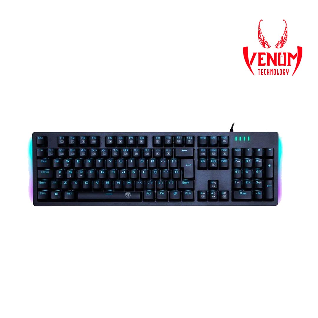 T-DAGGER T-TGK312-Bermuda Blue LED Light (Blue switches) Mechanical Gaming Keyboard