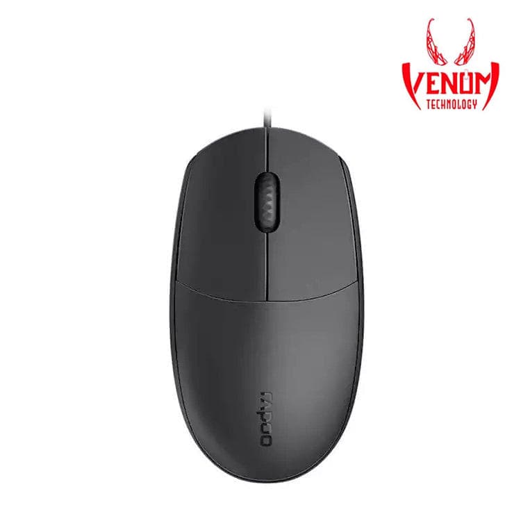 Rapoo N100 Wired Optical Mouse Black