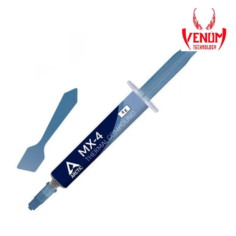 Arctic MX-4 Thermal Paste 4g – High Performance, Non-Conductive, Long-Lasting Compound for CPU/GPU & Heatsink Cooling