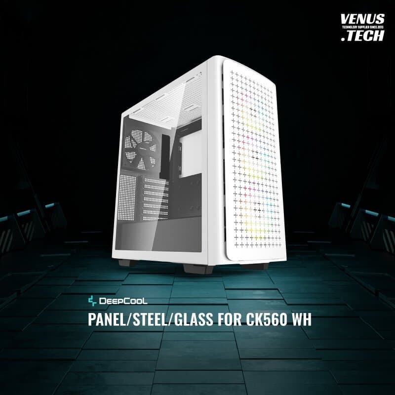 Deepcool FRONT PANEL/STEEL/GLASS FOR CK560 WH