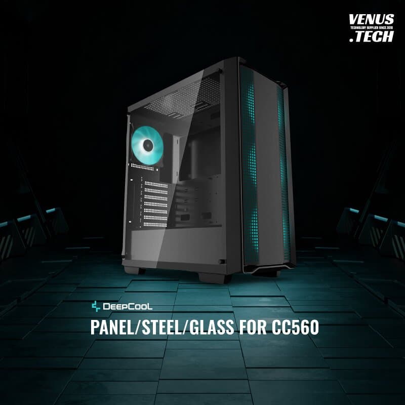 Deepcool FRONT PANEL/STEEL/GLASS FOR CC560