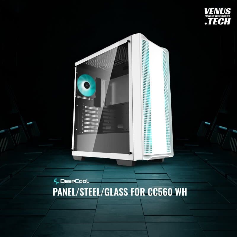 Deepcool FRONT PANEL/STEEL/GLASS FOR CC560 WH